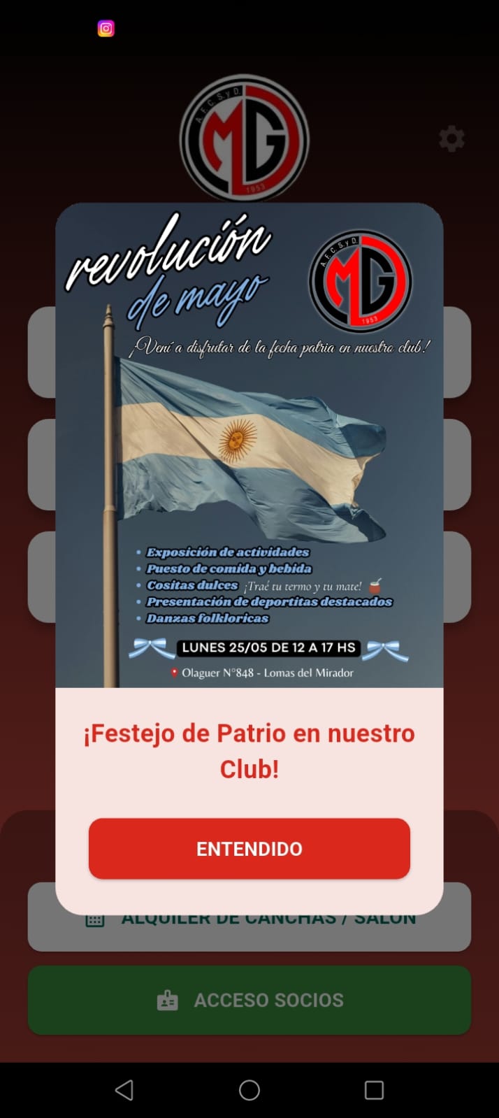 Pantalla Martín Güemes 2