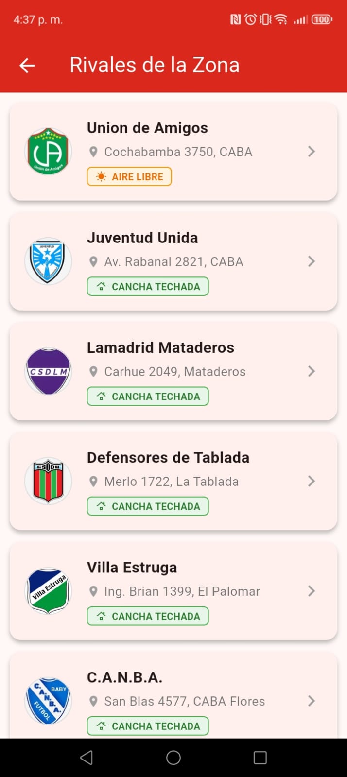 Pantalla Martín Güemes 6